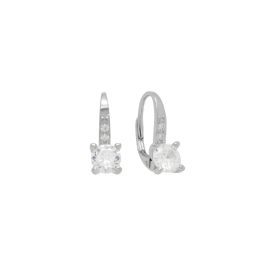 Orecchini di lusso in oro bianco zircone | Acquisti Online su